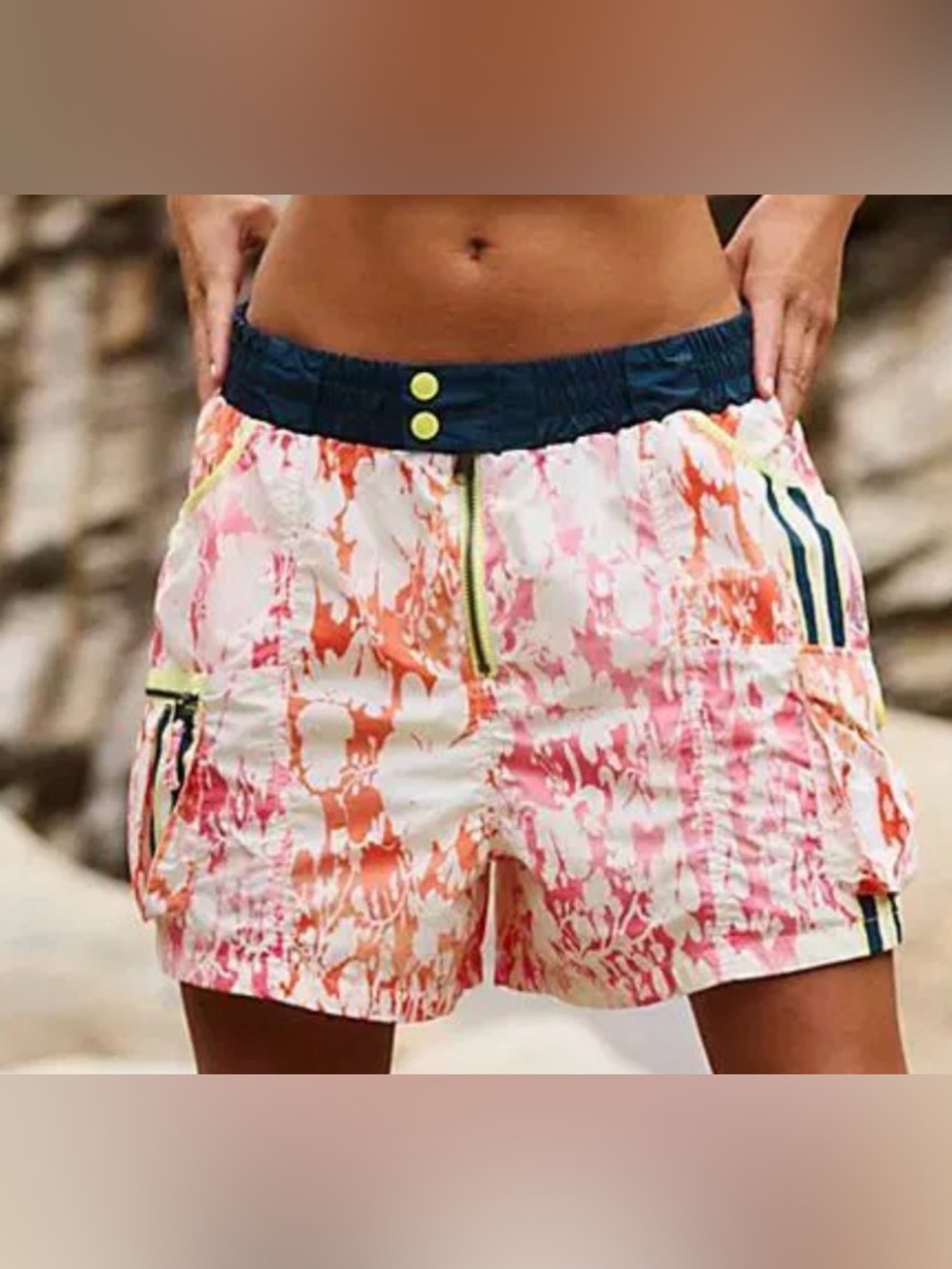 Free People Morning Meadow Printed Shorts